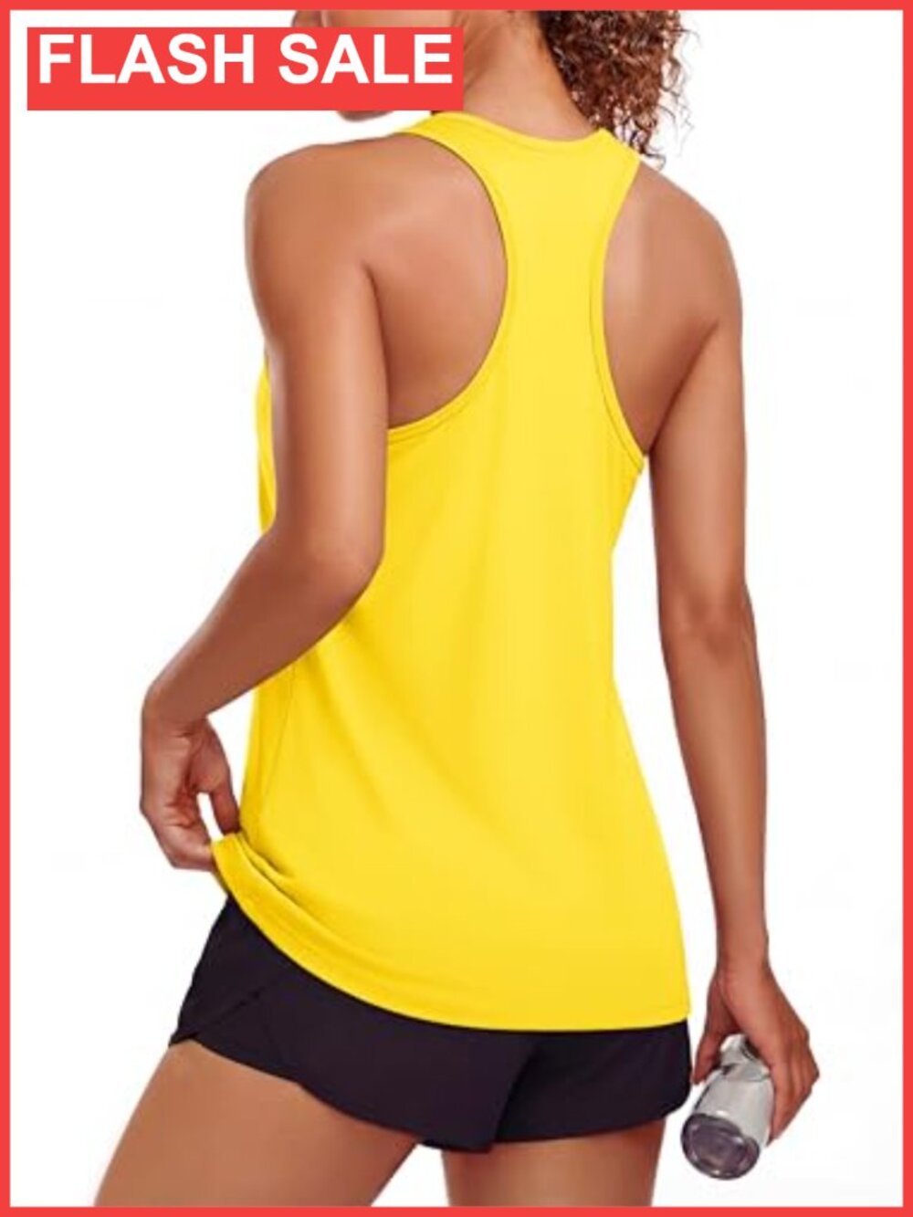 Workout Racerback Tank Top UPF80 Quick Dry Sleeveless Athletic Yoga Gym